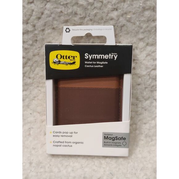 OtterBox Symmetry Series iPhone‎ Cactus Leather Wallet with MagSafe - Rich Adobe - Picture 1 of 2